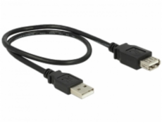 Delock kabel USB 2.0 typ A samec > USB 2.0 typ A samice prodlužovací 0,5 m