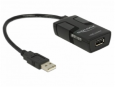 DeLOCK 62588 USB Isolator mit 5 KV Isolation USB 2.0 Typ-A Stecker auf USB 2.0 Typ-A Buchse 15cm černá