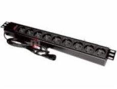 Alantec PZ09U napájacia predlžovačka 1,8 m 9 AC zásuvky / AC zásuviek Vnútorná Čierna