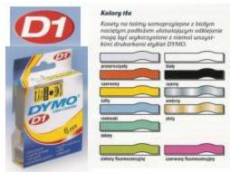 Dymo páska S0718040 (čierna na biele) typ D1