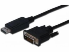 Assmann DisplayPort - DVI-D kábel 1m čierny (AK340301010S)