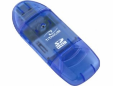 TITANUM TA101B card reader Blue USB 2.0
