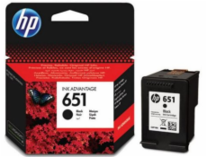 Inkoust HP 651 černá inkoustová kazeta, ink cartridge, C2P10AE