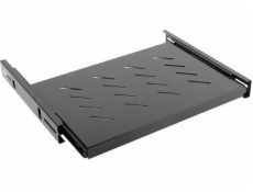 LANBERG 19"19" SLIDING SHELF 1U/465X347MM MAX LOAD CAPACITY UP TO 60KG BLACK
