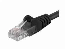 PREMIUMCORD Patch kabel UTP RJ45-RJ45 CAT5e 0.25m černá