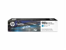 HP 981X High Yield Cyan Original PageWide Cartridge
