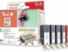 PEACH kompatibilní cartridge Canon PGI-525/CLI-526 MultiPack, 2xBlack, Cyan, Magenta, Yellow, 19ml, 4x10ml