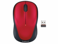 Logitech Wireless Mouse M235, red