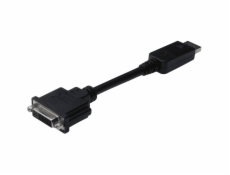 DIGITUS DisplayPort - DVI Adapt/Converter, DP-DVI, 15cm, black