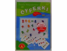 Puzzle magnetyczne Cyferki