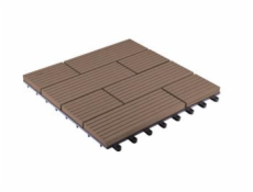 WPC dlaždice G21 Samoa indický teak 2,3 x 30 x 30 cm