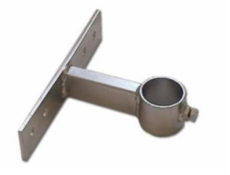 Držák stožáru s odstupem 10cm, pro d= 4,8cm, k uchycení na zeď