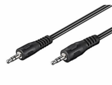 Kabel propojovací audio Jack 3,5(M) - Jack 3,5(M), 1,5m