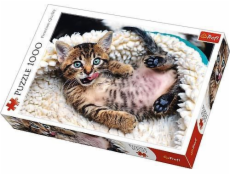 Trefl Puzzle veselá mačička 1000el. (226185)