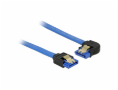 DELOCK 84985 Delock Cable SATA 6 Gb/s receptacle straight>receptacle left angled 50cm