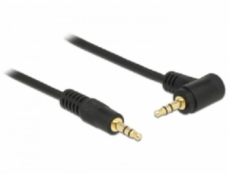 Delock Stereo Jack Cable 3.5 mm 3 pin male > male angled 3 m black