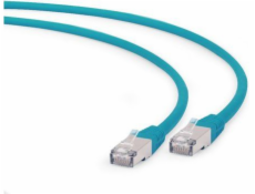 Patch cord Kat.6A S/FTP LSZH 0.5m zielony 