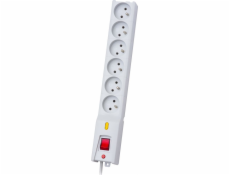 Lestar LX 610 prepäťová prepäťová lišta 6 zásuviek 1,5 m šedá (LX610GA1.5GRAY)