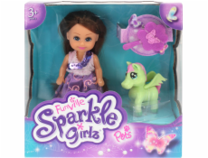 Mini panenka Sparkle Girlz se zvířátkem