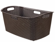 koš na čisté prádlo 47l,60x28x30 hnědý MY STYLE