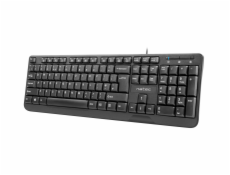 NATEC KEYBOARD TROUT SLIM USB  US LAYOUT  BLACK