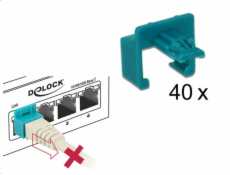 Delock RJ45 bezpečnostní spona startovací sada 40 kusů