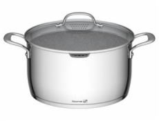 Hrnec G21 Gourmet Miracle s cedníkem 28 cm s poklicí nerez/greblon