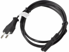 LANBERG CEE 7/16 na IEC 320 C7 EURO (RADIO) POWER CORD 1.8M čierny