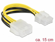 Kabel 8P EPS Stecker>Buchse  15cm, Verlängerungskabel