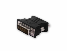 Savio CL-25 cable interface/gender adapter DVI 24+5 VGA 15 pin Black