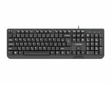NATEC KEYBOARD TROUT SLIM USB  CZ/SK LAYOUT  BLACK