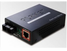 Planet FTP-802 konvertor 10/100Base-FX MM (SC), PoE injektor 802.3af