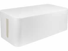 LogiLink KAB0063 Kabelbox groß weiß 400x160x135mm