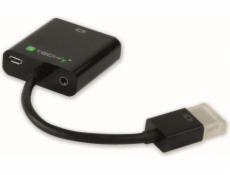 AV adaptér Techly HDMI - D-Sub (VGA) + Jack 3,5 mm čierny (306301)