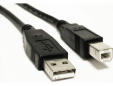 Akyga AK-USB-04 USB cable 1.8 m USB 2.0 USB A USB B Black