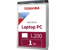 TOSHIBA HDD L200 Laptop PC (SMR) 1TB, SATA III, 5400 rpm, 128MB cache, 2,5 , 7mm, BULK