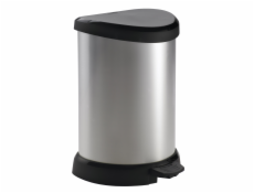 Curver odpadkový koš, DECO BIN, stříbrný, 15l