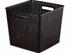 Curver čtvercový box, MY STYLE, hnědý