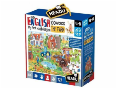 Puzzle HEADU Angielski 100 słów - Farma