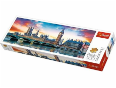 Puzzle Trefl, 500 dielikov. Panoráma – Big Ben a Westminsterský palác (GXP-645443)