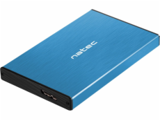 Natec externý enclosure RHINO GO for 2,5 `` SATA, USB 3.0, Blue, NKZ-1280