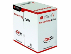 TECHLY 029167 Pre F/UTP Cat5e outdoor network bulk cable 4x2 solid CCA 305m box black