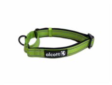 Alcott Reflexní obojek pro psy, Martingale, zelený, velikost M