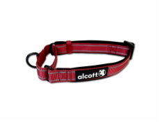 Alcott reflexní obojek pro psy, Martingale, červený, velikost S