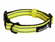 Alcott Reflexní obojek pro psy, žlutý, velikost L