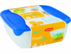 Curver dóza, SET FRESH&GO, modrá, 0,8l + 1,7l + 2,9l + 0,25l