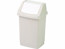 Curver odpadkový koš, CLICK-IT, béžový, 9l