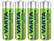 1x4 Varta Rechargeable Accu AA NiMH 2600 mAh Mignon