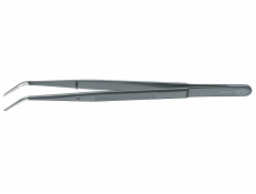 Knipex 92 34 37 Pinzeta přesná, zahnutá s vodícím kolíkem