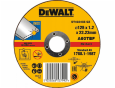 Dewalt kovový rezný kotúč 125x1,2x22,2mm 10 kusov Inox (DT42340TZ-QZ)